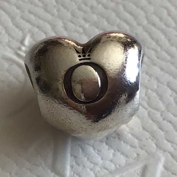 Pandora Silver and Gold Heart Charm - Picture 3 of 5